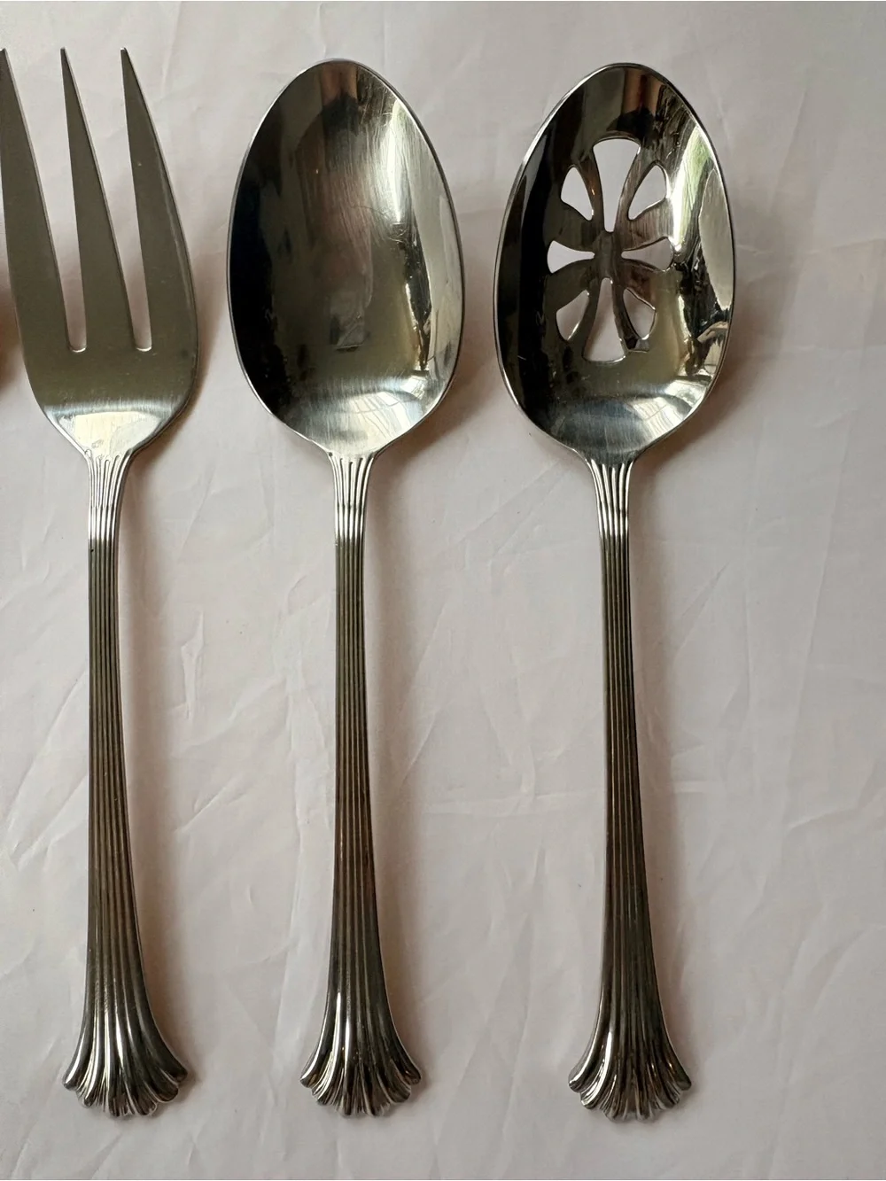 5 piece Vintage Wallace Discontinued Tiara Pattern Hostess Serving Set